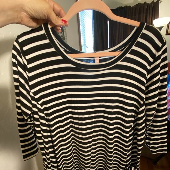 J Mode USA boat neck dress, size 2X. - Picture 3 of 7